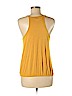 Pink Rose Yellow Sleeveless Top Size M - photo 2