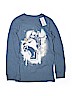 Cat & Jack Graphic Blue Long Sleeve T-Shirt Size 16 - photo 1