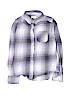 Tractr Plaid Purple Long Sleeve Button-Down Shirt Size 7 - 8 - photo 1