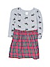 Baby Gap 100% Polyester Plaid Gray Dress Size 3 - photo 1