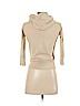 BCBGMAXAZRIA 100% Cotton Tan Zip Up Hoodie Size S - photo 2