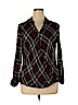 Westport 100% Rayon Burgundy Long Sleeve Blouse Size XL - photo 1