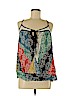 BCBGMAXAZRIA 100% Silk Green Sleeveless Silk Top Size M - photo 1