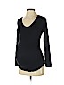 Isabel Maternity Black Long Sleeve T-Shirt Size XS - photo 1