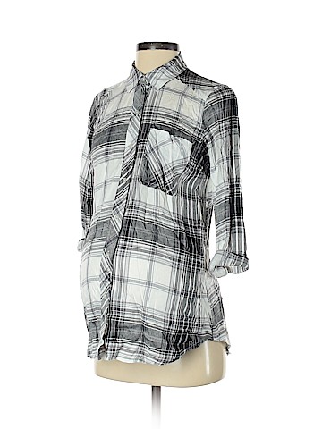 Motherhood Long Sleeve Button-Down Shirt (view 1)