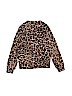Crewcuts 100% Wool Animal Print Brown Wool Pullover Sweater Size 10 - photo 2