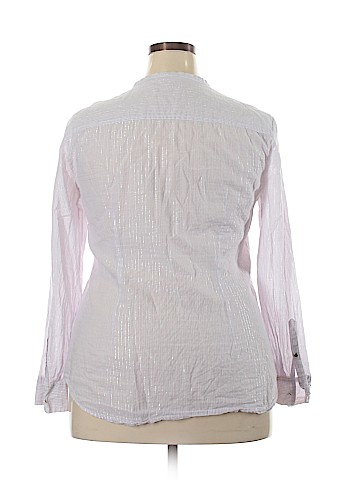 New York & Company Long Sleeve Button-Down Shirt (view 2)