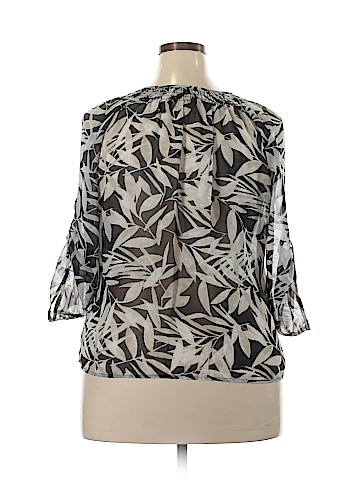 Croft & Barrow 3/4 Sleeve Blouse (view 2)