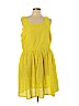 Old Navy 100% Cotton Yellow Casual Dress Size 14 - photo 1
