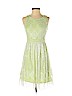 Betsey Johnson 100% Nylon Green Casual Dress Size 2 - photo 1