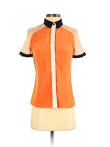 Antipodium London Short Sleeve Silk Top (view 1)