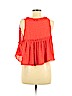 IRO 100% Polyester Red Sleeveless Blouse Size 36 - photo 2