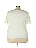 J.jill 100% Cotton Ivory Short Sleeve Top Size 4X - photo 2