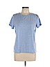 Croft & Barrow Blue Short Sleeve T-Shirt Size L (petite) - photo 1