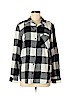 H&M 100% Cotton Black Long Sleeve Button-Down Shirt Size 8 - photo 1