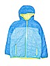L.L.Bean 100% Nylon Color Block Blue Windbreaker Size 18 - photo 1