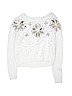 Justice White Pullover Sweater Size 16 - photo 1