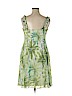 Connected Apparel 100% Polyester Green Casual Dress Size 14 - photo 2