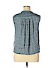 Lucky Brand 100% Rayon Blue Sleeveless Blouse Size XL - photo 2