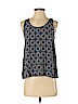 H&M 100% Viscose Blue Sleeveless Blouse Size 4 - photo 1