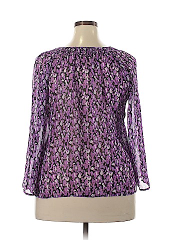 Croft & Barrow 3/4 Sleeve Blouse (view 2)