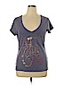 Banana Republic Factory Store 100% Cotton Purple Short Sleeve T-Shirt Size XL - photo 1