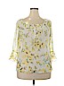 Alyx 100% Polyester Yellow 3/4 Sleeve Blouse Size XL - photo 1