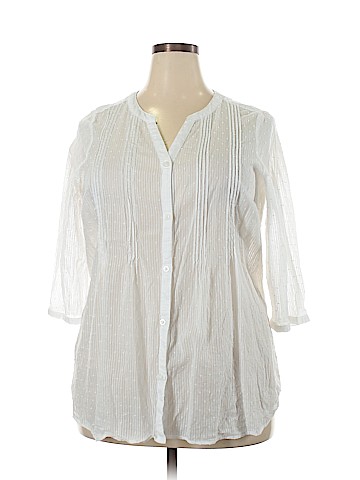 Croft & Barrow 3/4 Sleeve Blouse (view 1)