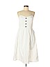 J for Justify 100% Cotton White Casual Dress Size M - photo 1