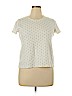 Croft & Barrow 100% Cotton Ivory Short Sleeve T-Shirt Size XL - photo 1