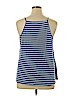 Old Navy 100% Polyester Blue Sleeveless Blouse Size XL - photo 2