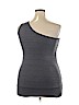 Yoyo5 100% Polyester Gray Sleeveless Blouse Size 1X - photo 2
