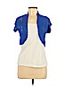 Signature by Robbie Bee 100% Acrylic Blue Cardigan Size 6 (petite) - photo 1