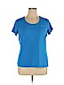 Nike 100% Polyester Blue Active T-Shirt Size XL - photo 1