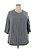 Denim 24/7 100% Acrylic Gray Pullover Sweater Size 2X - photo 1