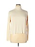 Brooks 100% Silk Ivory Turtleneck Sweater Size XL - photo 1