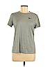 Nike 100% Polyester Gray Active T-Shirt Size M - photo 1