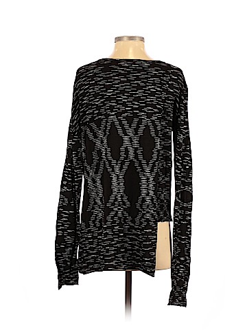 BCBGMAXAZRIA Silk Pullover Sweater (view 2)
