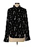 Forever 21 100% Polyester Black Long Sleeve Blouse Size L - photo 1
