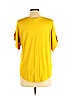 Ann Taylor LOFT 100% Rayon Yellow Short Sleeve Top Size L (petite) - photo 2