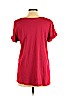 J.jill 100% Pima Cotton Red Short Sleeve T-Shirt Size L (petite) - photo 2