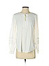Ann Taylor LOFT 100% Viscose White Long Sleeve Blouse Size S - photo 1