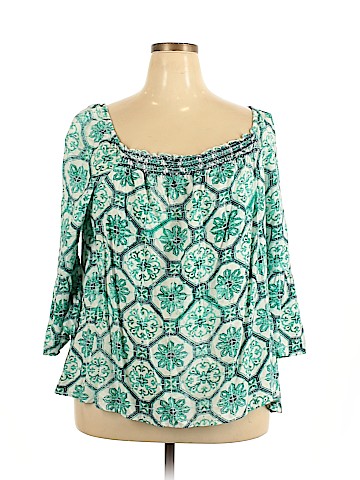 New Directions 3/4 Sleeve Top (view 1)