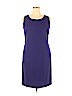 Coldwater Creek 100% Polyester Purple Casual Dress Size 14 (petite) - photo 1