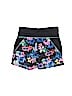 Justice Floral Black Athletic Shorts Size 10 - photo 1