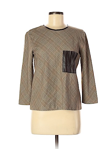 Zara Basic Long Sleeve Blouse (view 1)