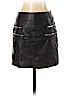 Zara 100% Polyester Black Faux Leather Skirt Size XS - photo 1