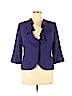 Coldwater Creek 100% Polyester Purple Blazer Size 14 (petite) - photo 1