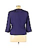 Coldwater Creek 100% Polyester Purple Blazer Size 14 (petite) - photo 2