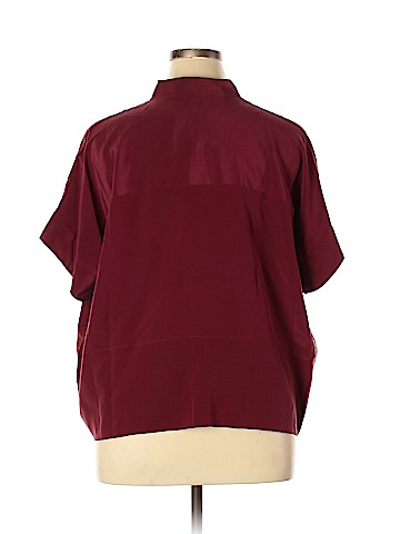 Everlane Short Sleeve Silk Top (view 2)